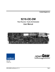 9216-OE-DM Product Manual
