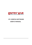 DT-CONFIG SOFTWARE USER`S MANUAL