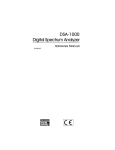 DSA-1000 Hardware Manual