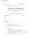 Laboratory assignment 1