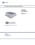 ION-E100 - User Manual