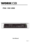 User manual PCA 190 USB (english)