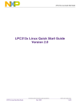 LPC313x Linux quick start guide