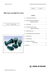 Ball Check And Ball Foot Valves - ProMinent Fluid Controls, Inc.