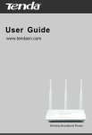 Tenda F303 User Manual