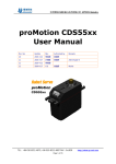 proMotion CDS55xx User Manual
