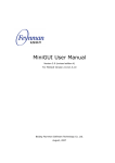MiniGUI User Manual