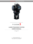 Laser Tracking System Users manual