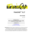 FelixCAD 4.01 User Manual - Spring conference on Computer