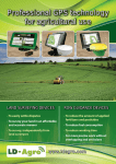 Professional GPS technology for agricultural use