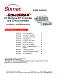 EtherTRAK I/O Module