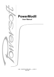 powersoft PowerMOD II manual