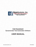 Cell Assistant - Dynamometer Test Automation Software
