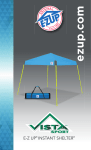 EZ Up Vista Sport Canopy User Manual