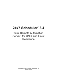 24x7 Linux/Unix Remote Automation Server Reference