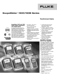 ScopeMeter® 190C/190B Series and