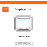 Display-Unit User Manual