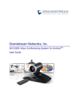 GVC3200 User Guide - Grandstream Networks