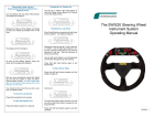 The SWIS20 Steering Wheel Instrument System Operating Manual