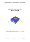 eMPPT60 series controller User`s manual