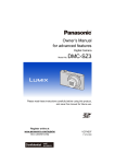 Panasonic SZ3 User Manual