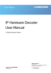 IP Hardware Decoder User Manual