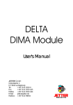 III. DELTA DIMA Module