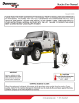 MaxJax User Manual - Automotive Service Equipment