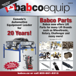 babco.ca or call 800-661-5313 - Canada`s Automotive Equipment