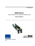 Product Manual - Cobalt Digital Inc.