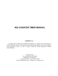 4I22 COUNTER TIMER MANUAL