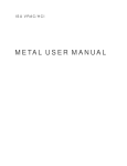 METaL User Manual - Virtual Reality Applications Center