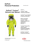 Manual for Tychem® Vapor and Liquid Splash Protective