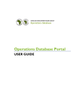 User Manual - Operations Database