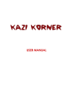 USER MANUAL - Kazi Korner
