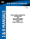 GSCR Charger I&O Manual Single Phase