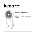 Portable Evaporative Cooler User Manual