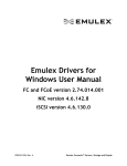 Emulex Drivers for Windows User Manual