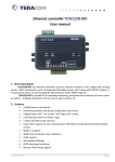 Ethernet controller TCW122B-WD User manual
