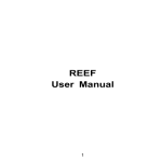 REEF User Manual