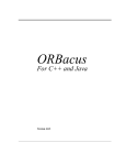 ORBACUS, this manual
