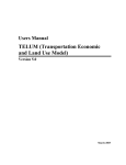TELUM (Transportation Economic and Land Use Model)