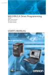 MX2/RX/LX Drive Programming USER`S MANUAL