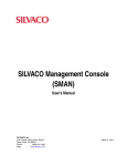 SILVACO Management Console (SMAN)