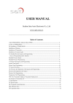 user manual - Tire Pressure Monitoring System (TPMS)