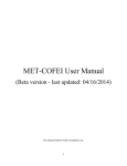 MET-COFEI User Manual