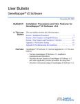 GeneMapper ID Software User Bulletin (PN 4352543, Rev. A)