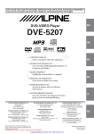 Alpine DVE-5207 User Guide Manual - CaRadio