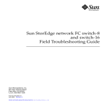 Sun StorEdge Network FC Switch-8 and Switch