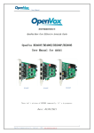 OpenVox BE400P/BE400E/BE200P/BE200E User Manual for dahdi
